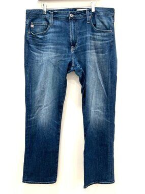 AG Adriano Goldschmied Blue Size 36 X 30 Protege Straight Leg Jeans Mens (1)